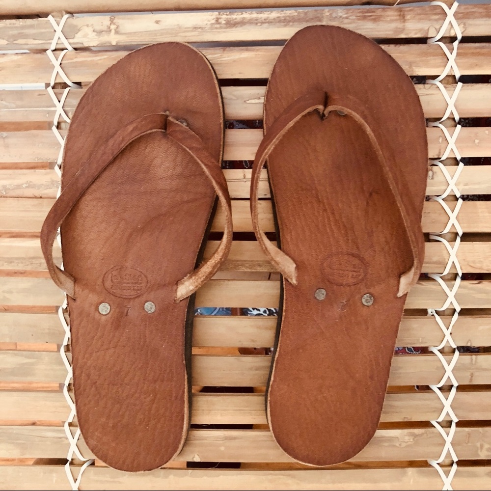 African handmade leather sandals